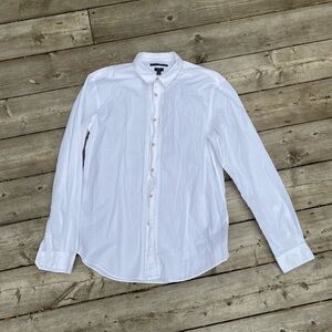 2015 John Varvatos Luxe Dress Shirt Large White